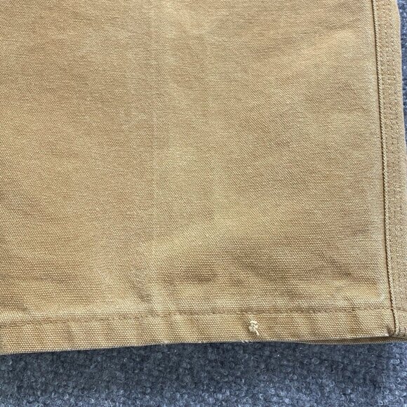 VTG Carhartt Jeans Mens 40x31 Brown Duck Canvas Carpenter Union Made USA 90s Y2K - Picture 15 of 16